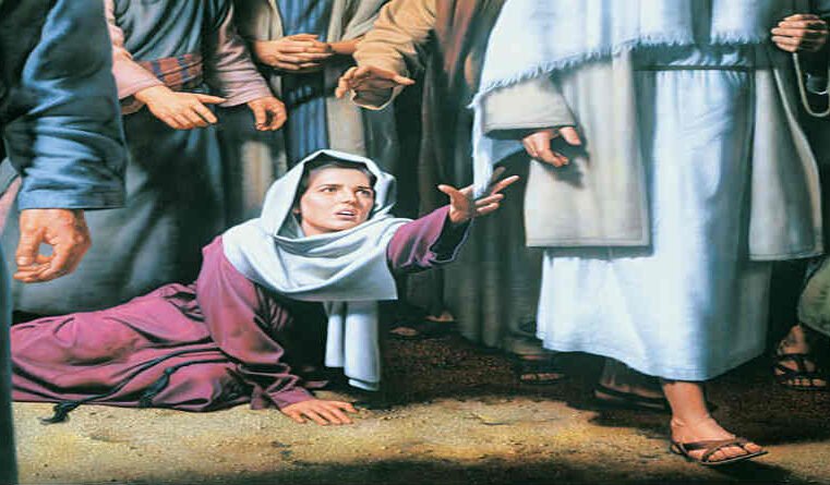 A mulher do fluxo de sangue