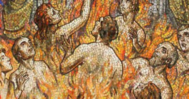 pintura representando pessoas no inferno